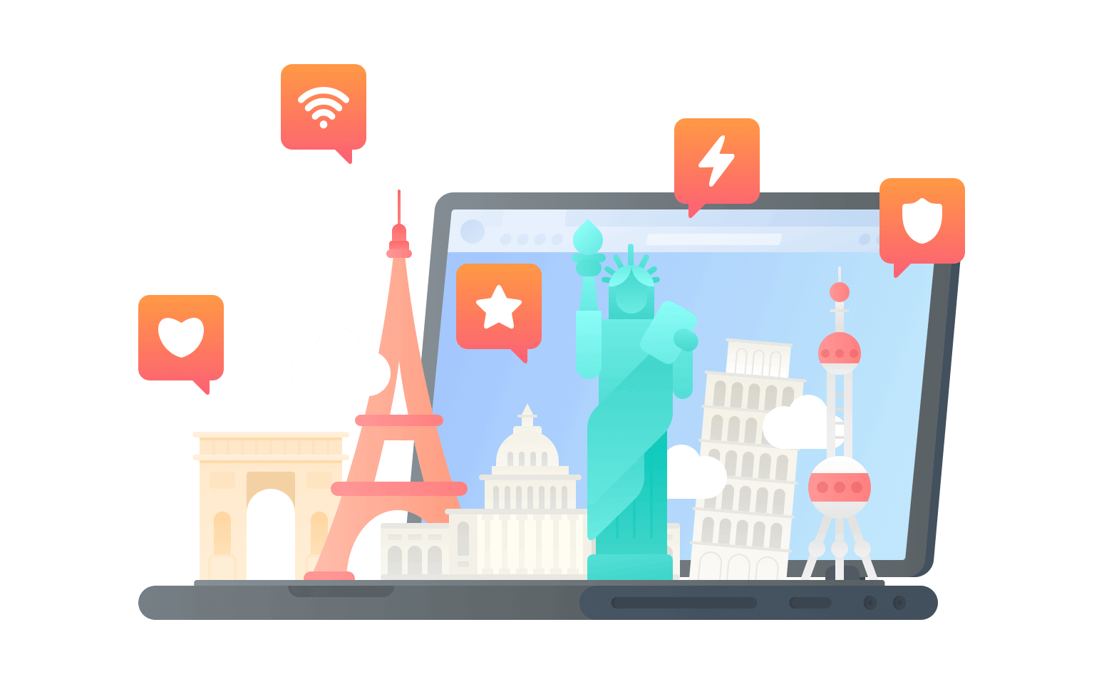 在圣赫勒拿连接到中国的代理 - 翻回VPN
